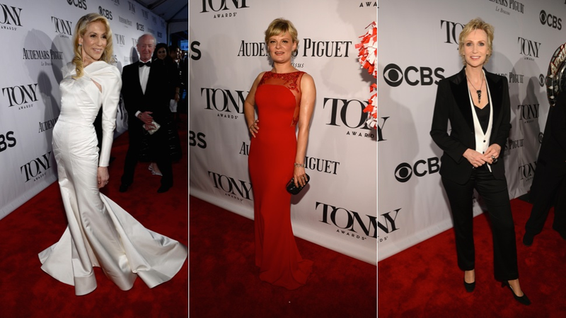 Illustration for article titled Tony Awards Fashion: Shiny Satin, Sparkling Sequins, Raucous Ruffles